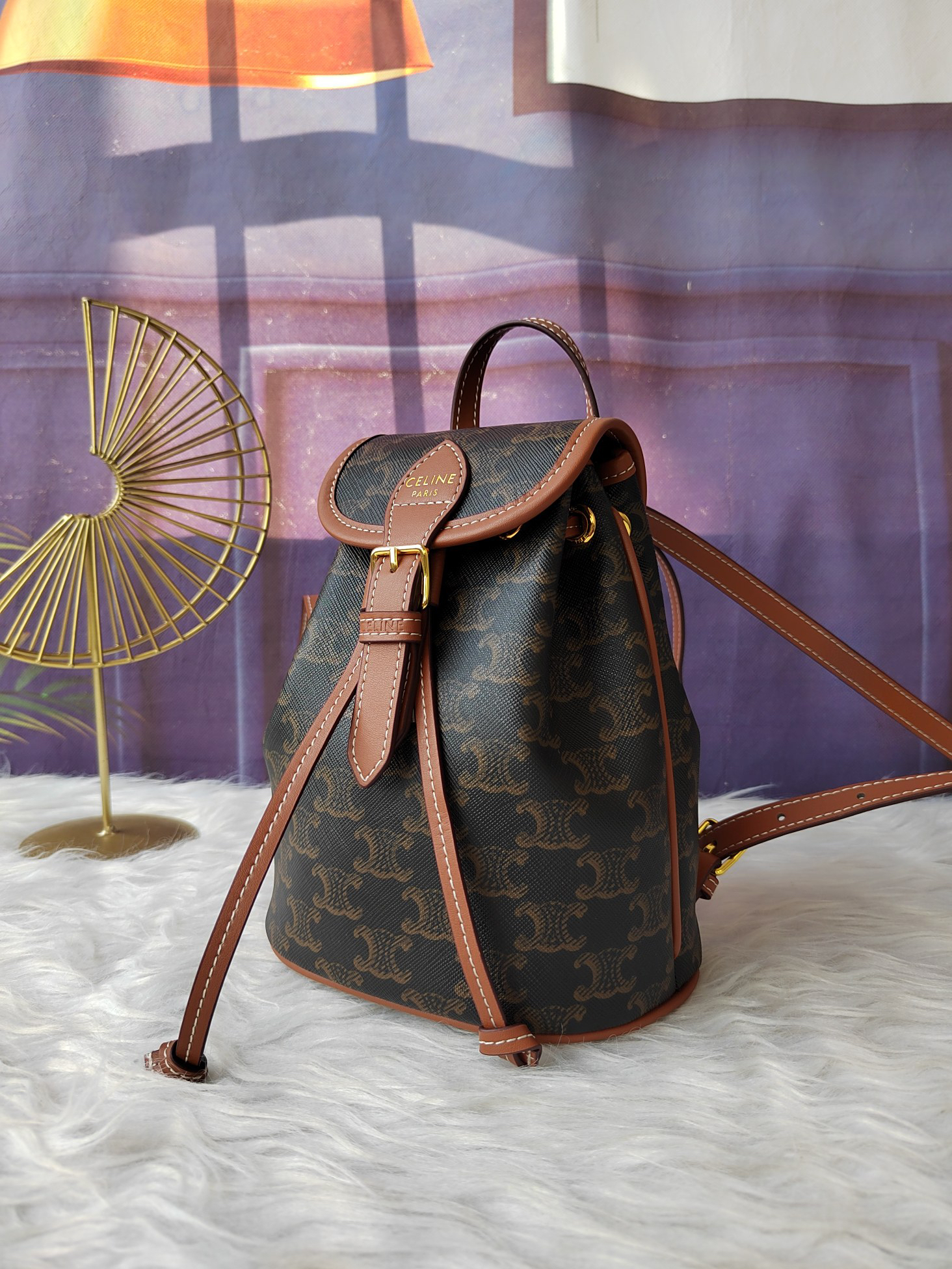 セリーヌ「Celine」Triomphe ミニ バックパック