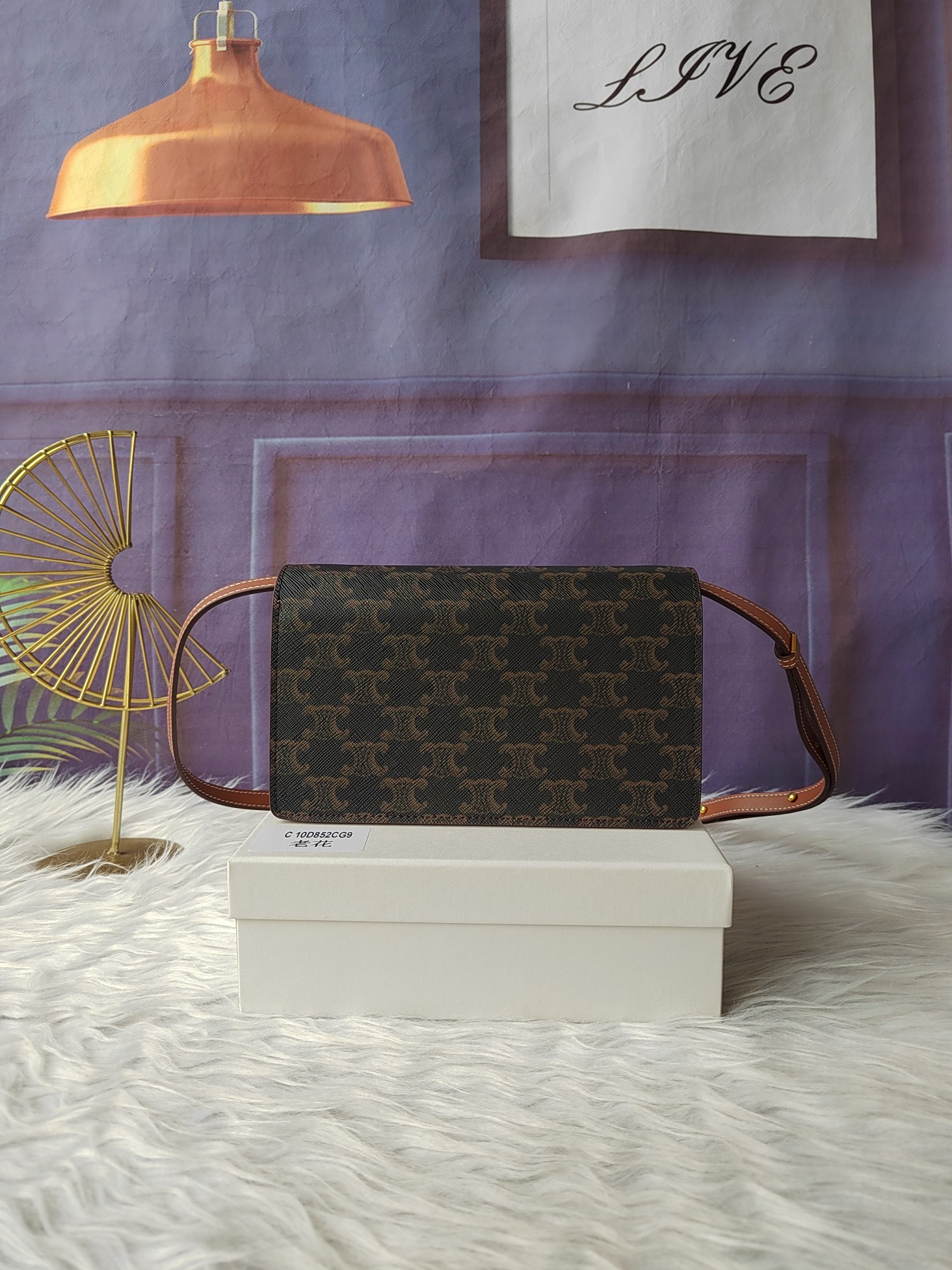 セリーヌ「Celine」老花のミニバッグです