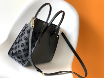 ルイ・ヴィトン「Louis Vuitton」Monogram 撞色大型トートバッグ