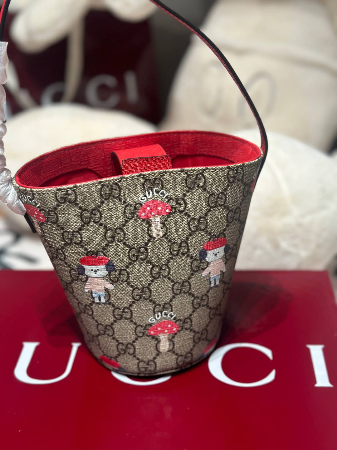 グッチ「Gucci」GG Supreme バケットバッグ