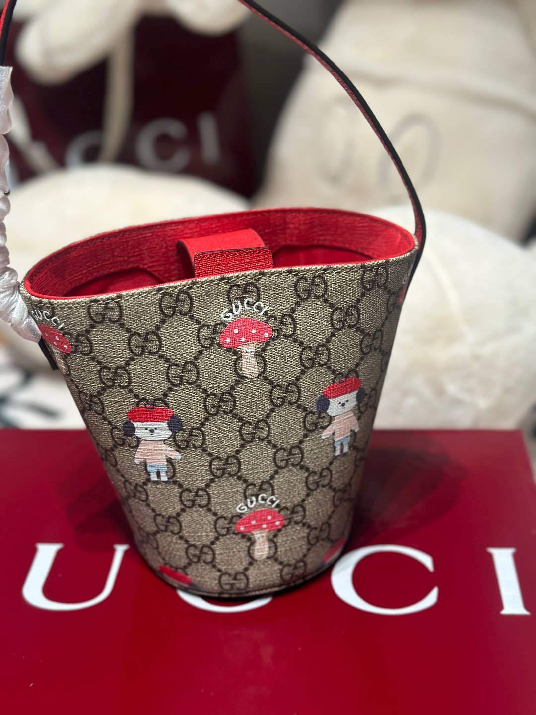 グッチ「Gucci」GG Supreme バケットバッグ