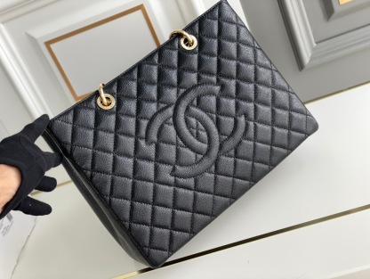 シャネル「Chanel」キャビアレザー トートバッグ レディース ショルダーバッグ
