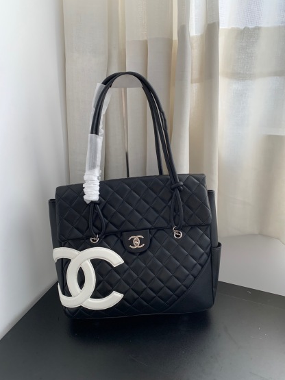 シャネル「Chanel」ヴィンテージ カンボン ショルダーバッグ レディース ラージサイズ