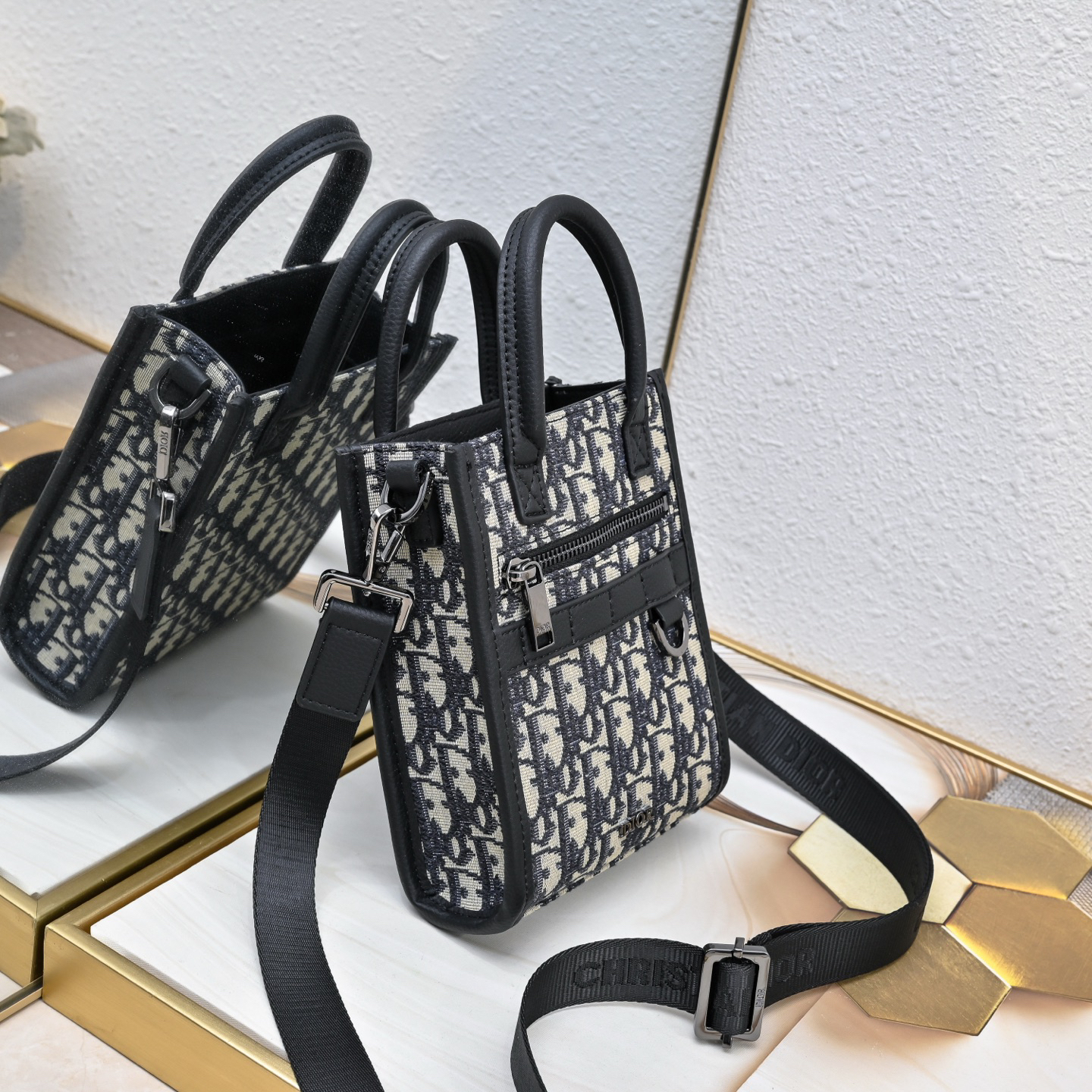 ディオール「Dior」Obliqueプリント トラベルケース（化粧ポーチ/ケアバッグ）