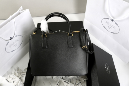 プラダ「Prada」 Galleria ミディアム レディースハンドバッグ