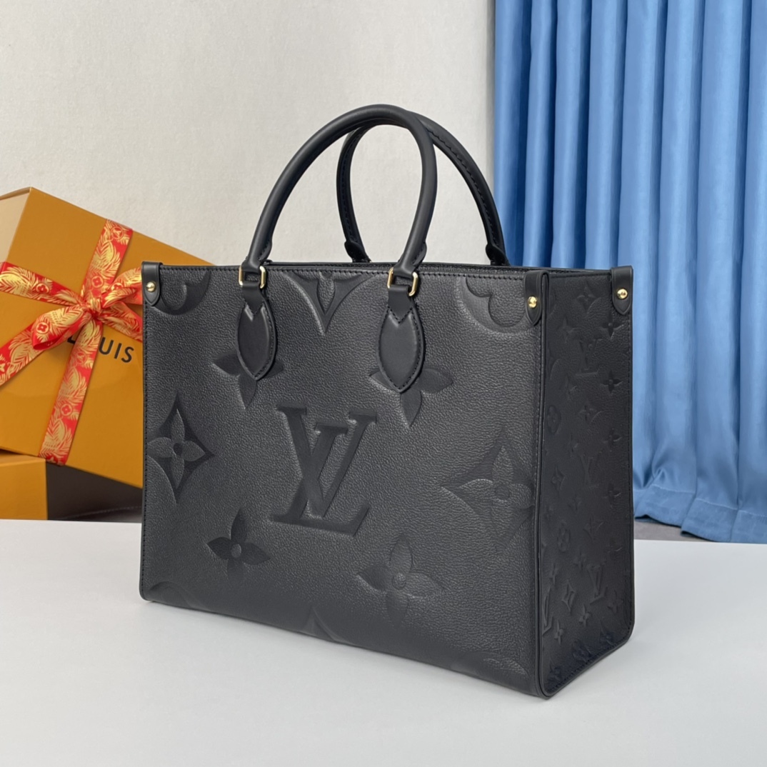 ルイ・ヴィトン「Louis Vuitton」ONTHEGO MM モノグラム エンプレイント トートバッグ
