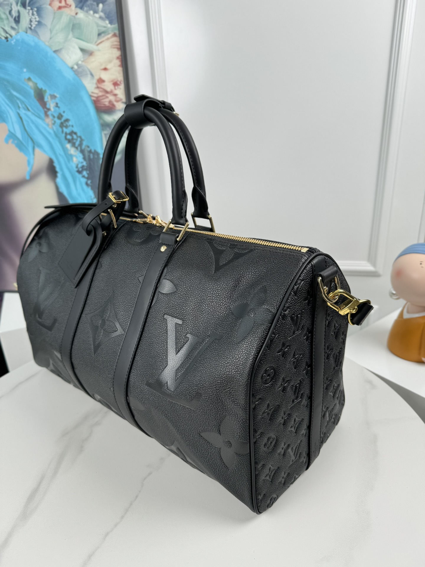 ルイ・ヴィトン「Louis Vuitton」Keepall Bandoulière 45 トラベルバッグ  ‌