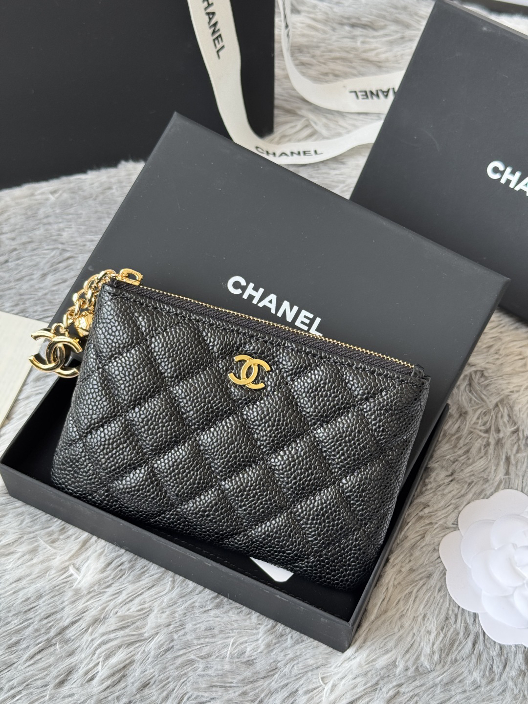 シャネル「Chanel」クイルティング ペンダント コインケース