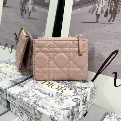 ディオール「Dior」30モンターニュ ダリア ウォレット ラムスキン