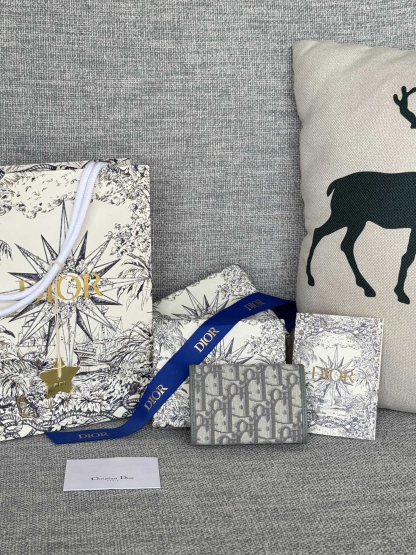 ディオール「Dior」カロ カードケース ソフトカーフレザー カナージュステッチ