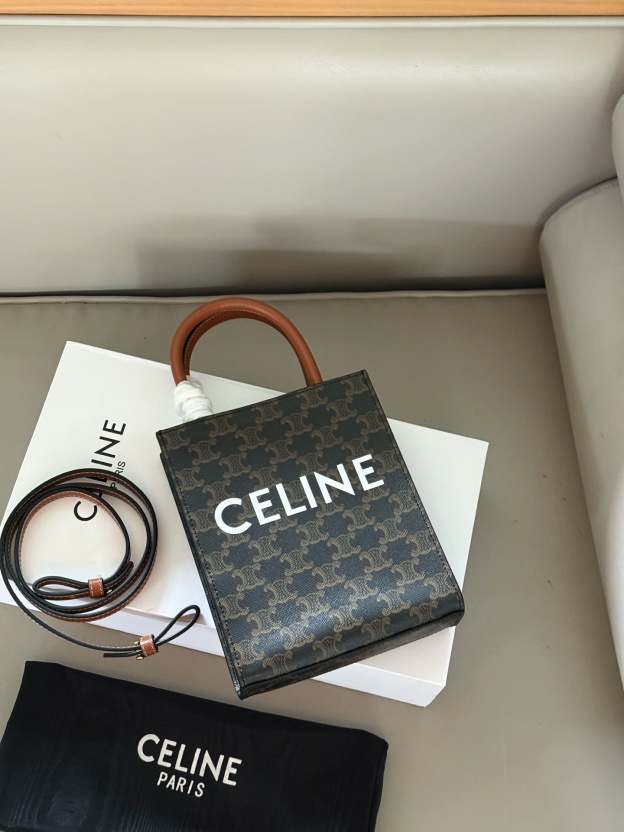 セリーヌ「Celine」ミニ トートバッグ