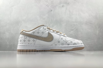 「コラボモデル」Louis Vuitton x Nike コラボ - カーキプリント" スニーカー