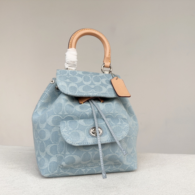 コーチ「Coach」Chambray デニム ミニバックパック