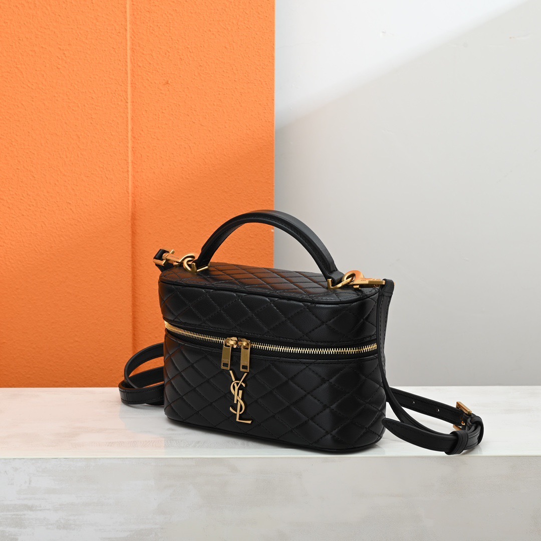 サンローラン「Saint Laurent」 MINI GABY ダブルジップショルダーバッグ