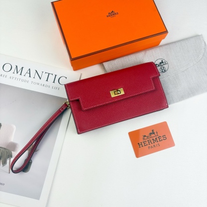 エルメス「Hermès」Kelly ポケット長財布 10色