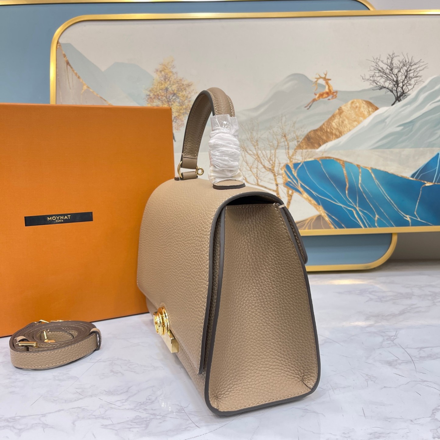 モイナ「Moynat」Shoulder Bag