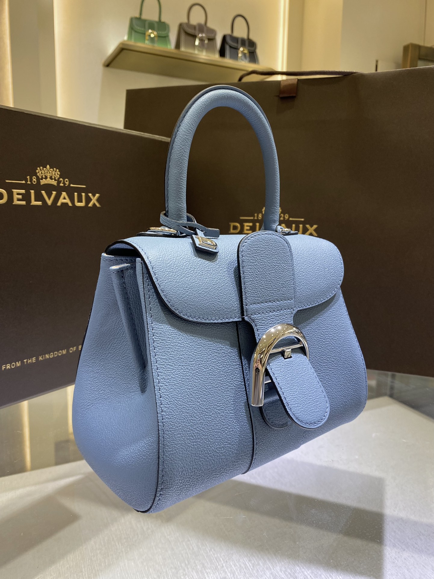 デルヴォー「Delvaux」Brillant Mini Pacific ショルダーバッグ