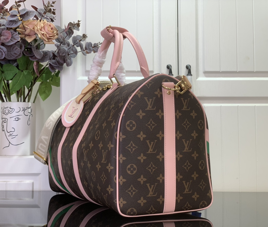 ルイ・ヴィトン「Louis Vuitton」Monogram Tennis ケープラン バンドリエ 45 トートバッグ