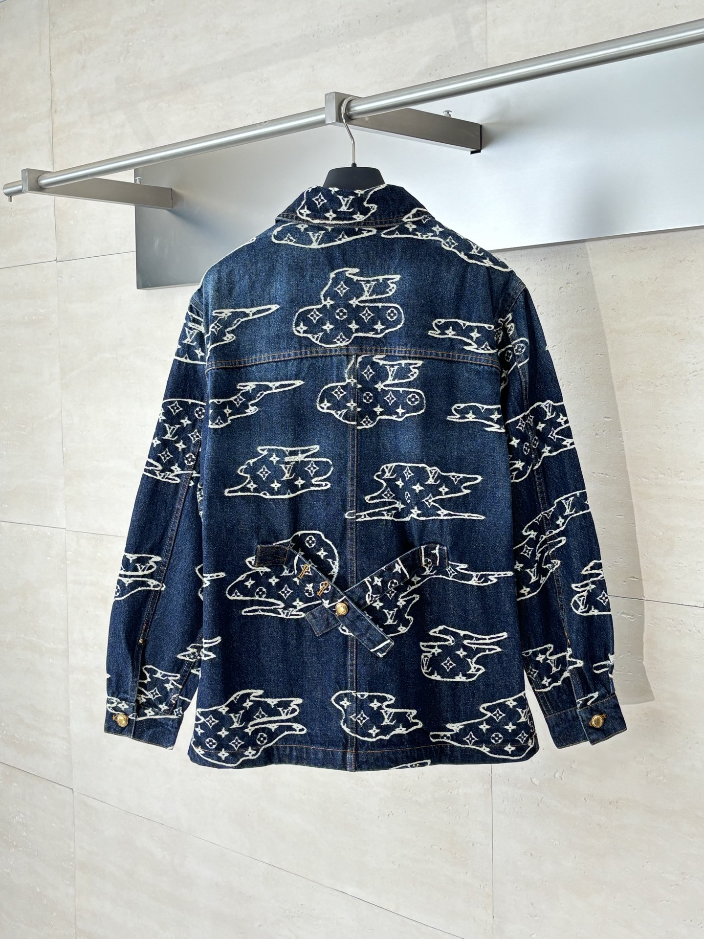 ルイ・ヴィトン「Louis Vuitton」SS25 クラウドジャカード デニムジャケット