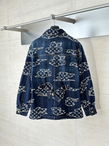 ルイ・ヴィトン「Louis Vuitton」SS25 クラウドジャカード デニムジャケット