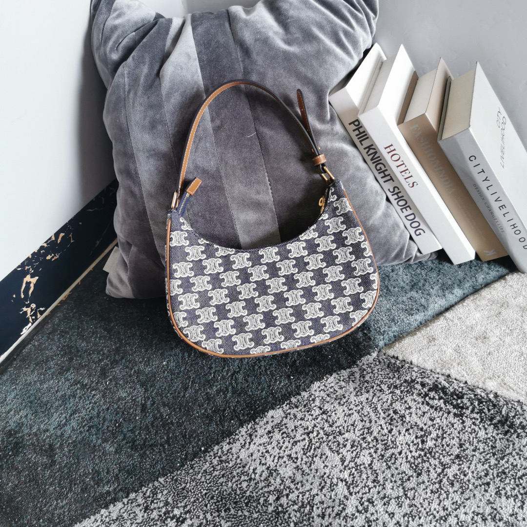 セリーヌ「Celine」AVA デニム ショルダーバッグ