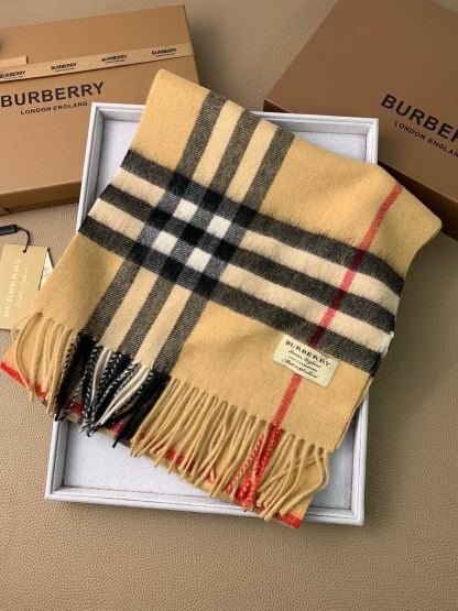 バーバリー「Burberry」チェック キャッシュウール スカーフ