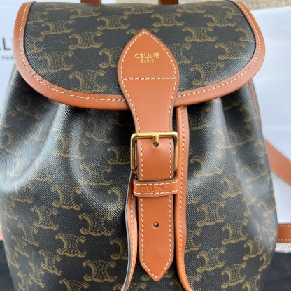 セリーヌ「Celine」FOLCO TRIOMPHE CANVASバックパック