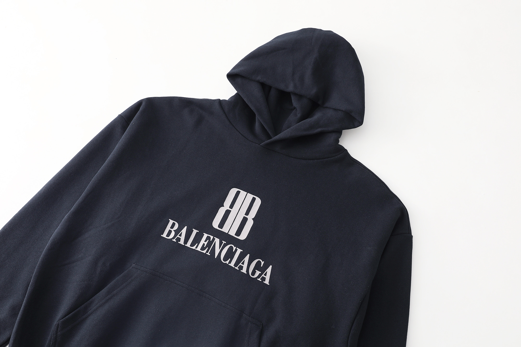 バレンシアガ「Balenciaga」ダブルB プリント パーカ