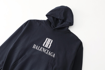バレンシアガ「Balenciaga」ダブルB プリント パーカ