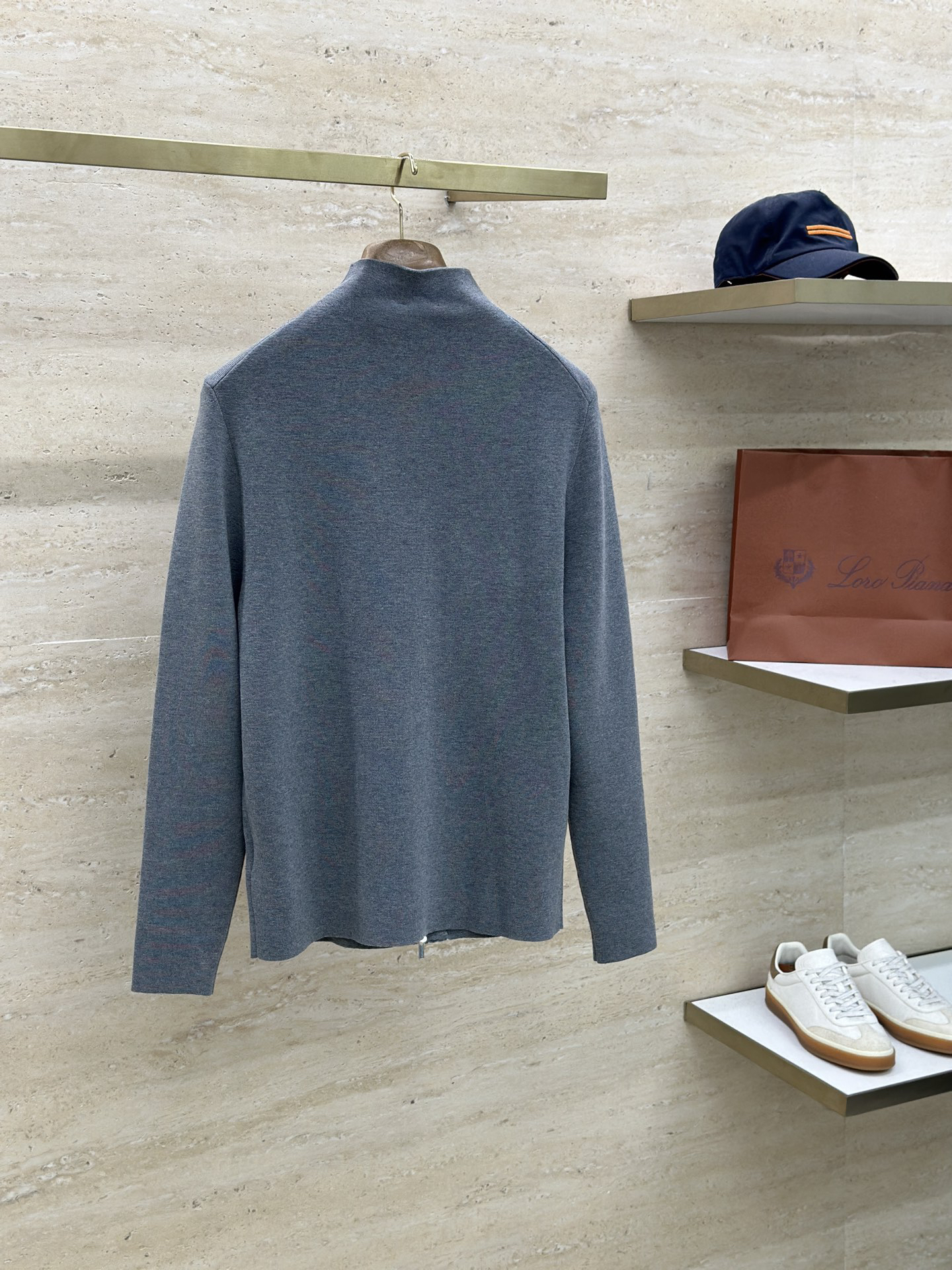 ディオール「Dior」ジップアップ ニット カーディガン