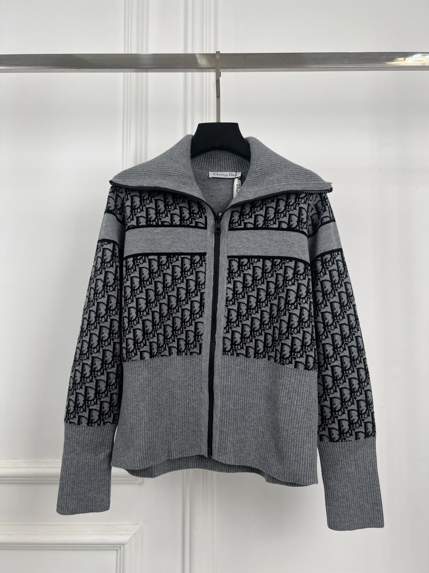 ディオール「Dior」リバーシブル モノグラム ジップアップジャケット