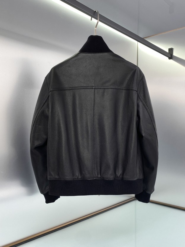 エルメス「Hermès」 ヴェリーヌ カルフスキン アーカイブ スタンドカラー メンズ ジャケット