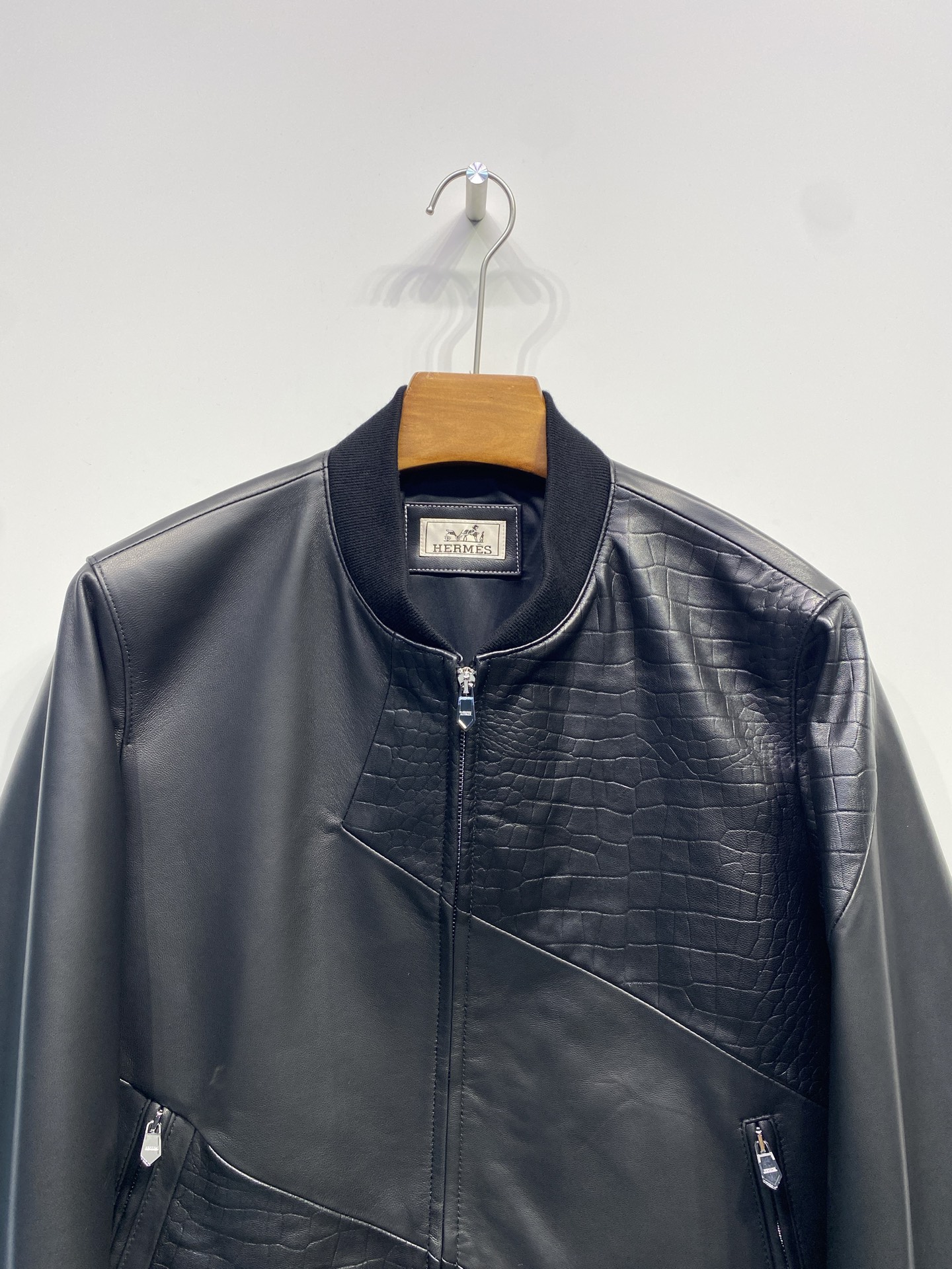 エルメス「Hermès」グレネ カルフスキン ボンバー ジャケット