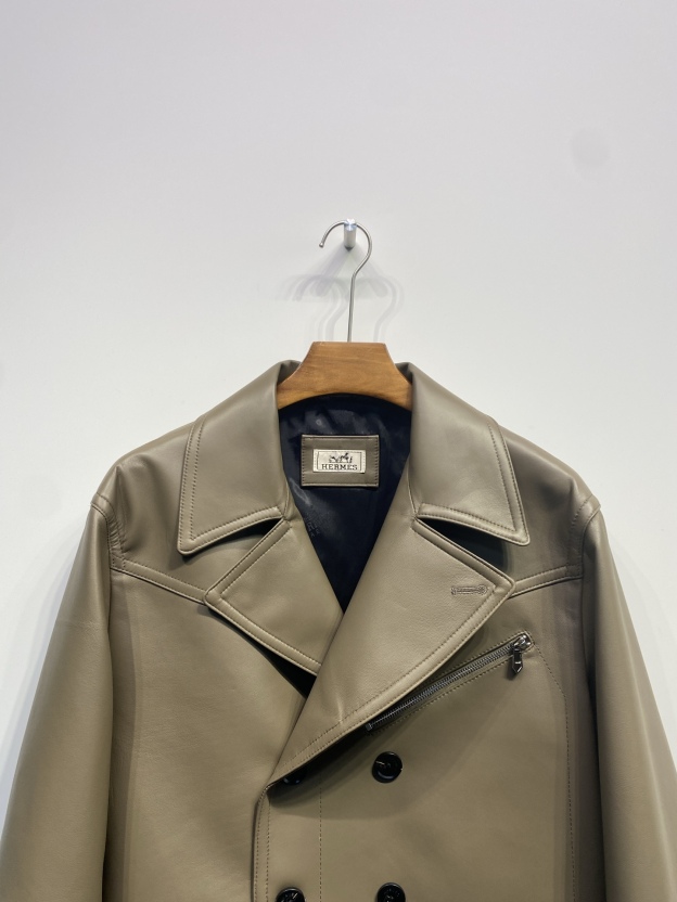 エルメス「Hermès」グレネ カルフスキン ボンバー ジャケット