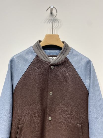 エルメス「Hermès」アーリー オータム ベースボール レザー ジャケット