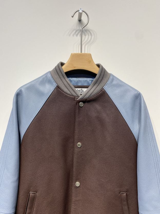 エルメス「Hermès」アーリー オータム ベースボール レザー ジャケット