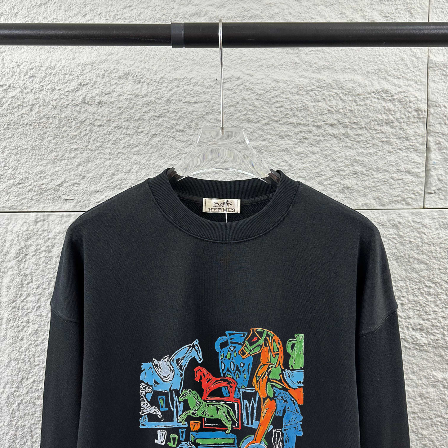 エルメス「Hermès」クラシック クルーネック スウェットシャツ