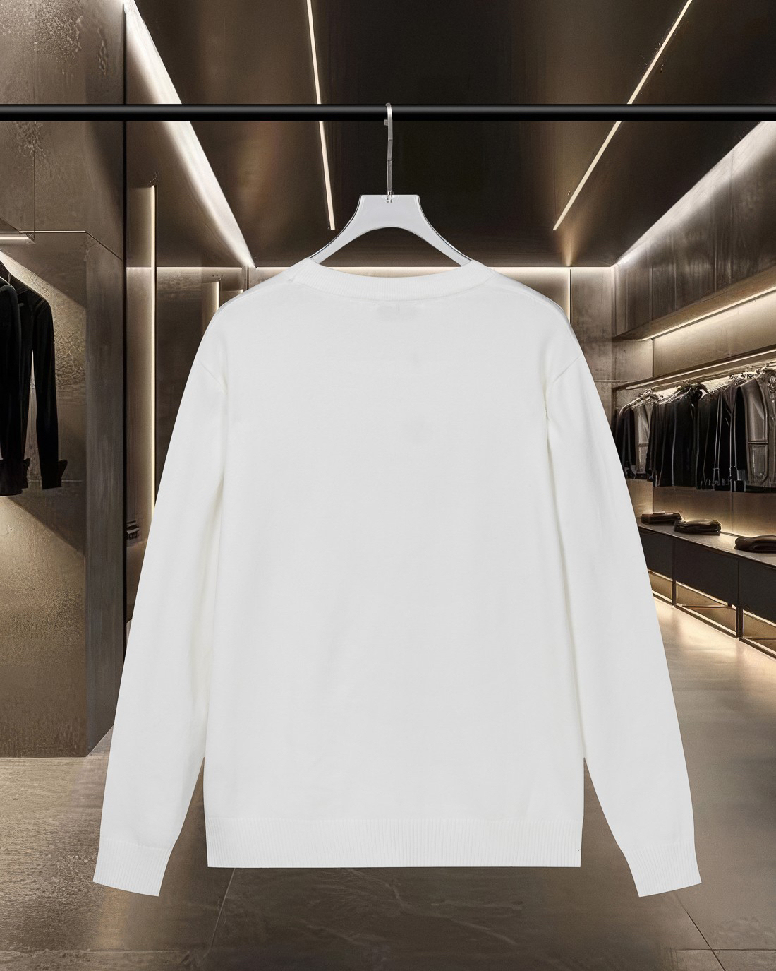 エルメス「Hermès」エンブレム ロゴ ロングスリーブ ニット