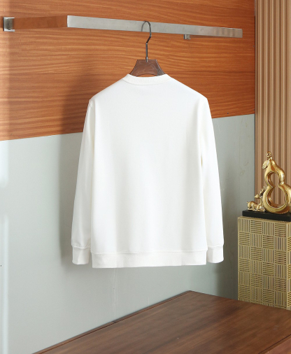 エルメス「Hermès」レザーポケット クルーネック スウェットシャツ