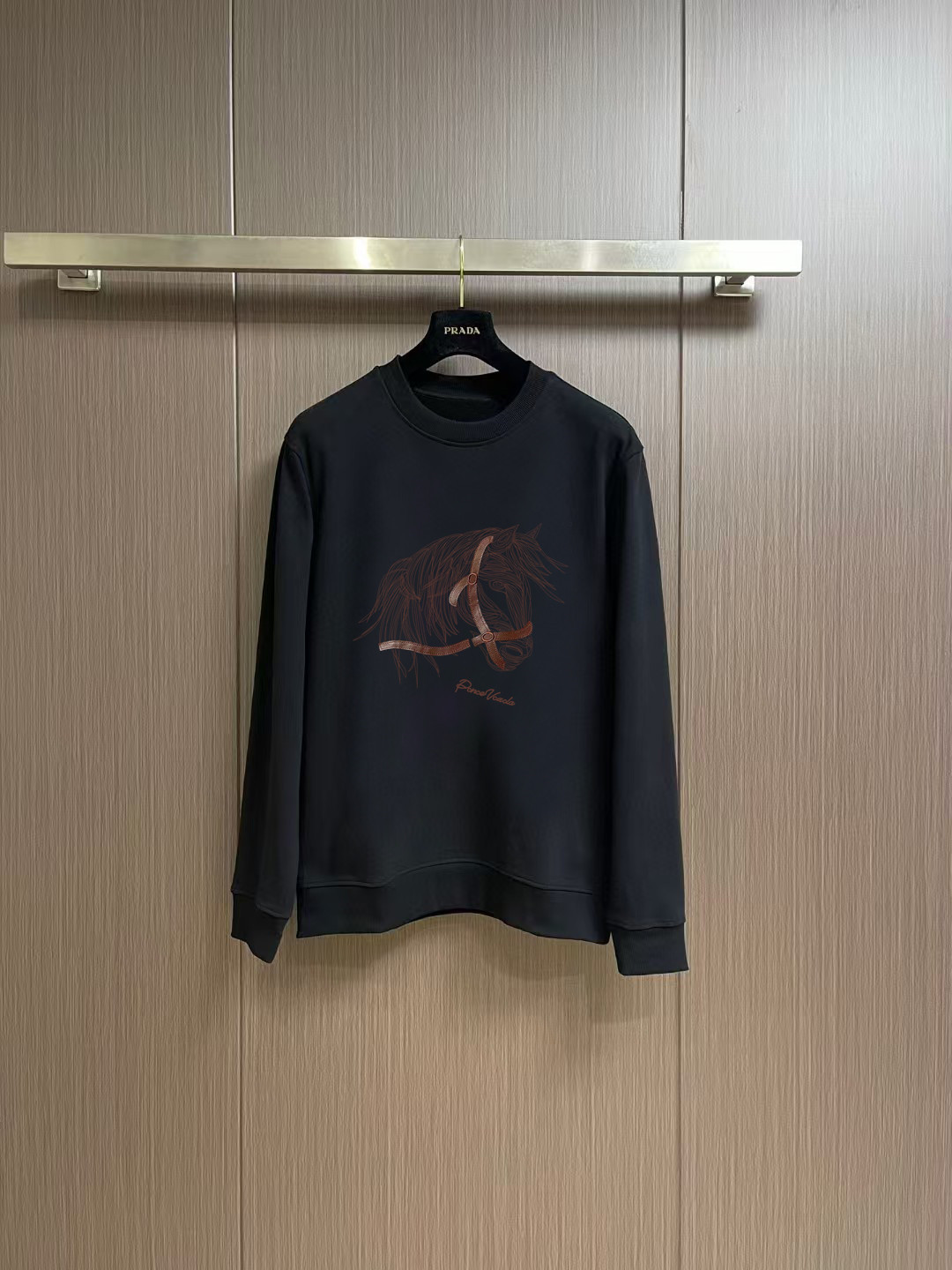 エルメス「Hermès」ヴィンテージ ループバック クルーネック スウェットシャツ