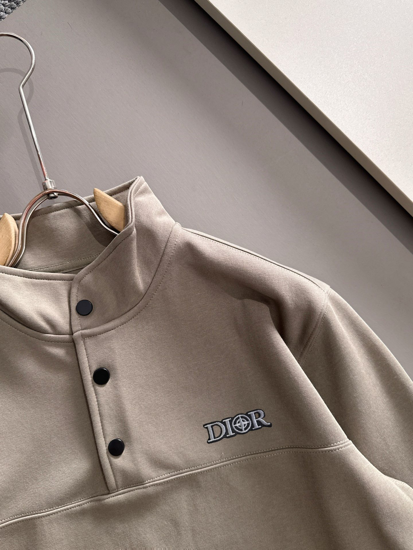 ディオール「Dior」タグ スウェットシャツ ジップカラー