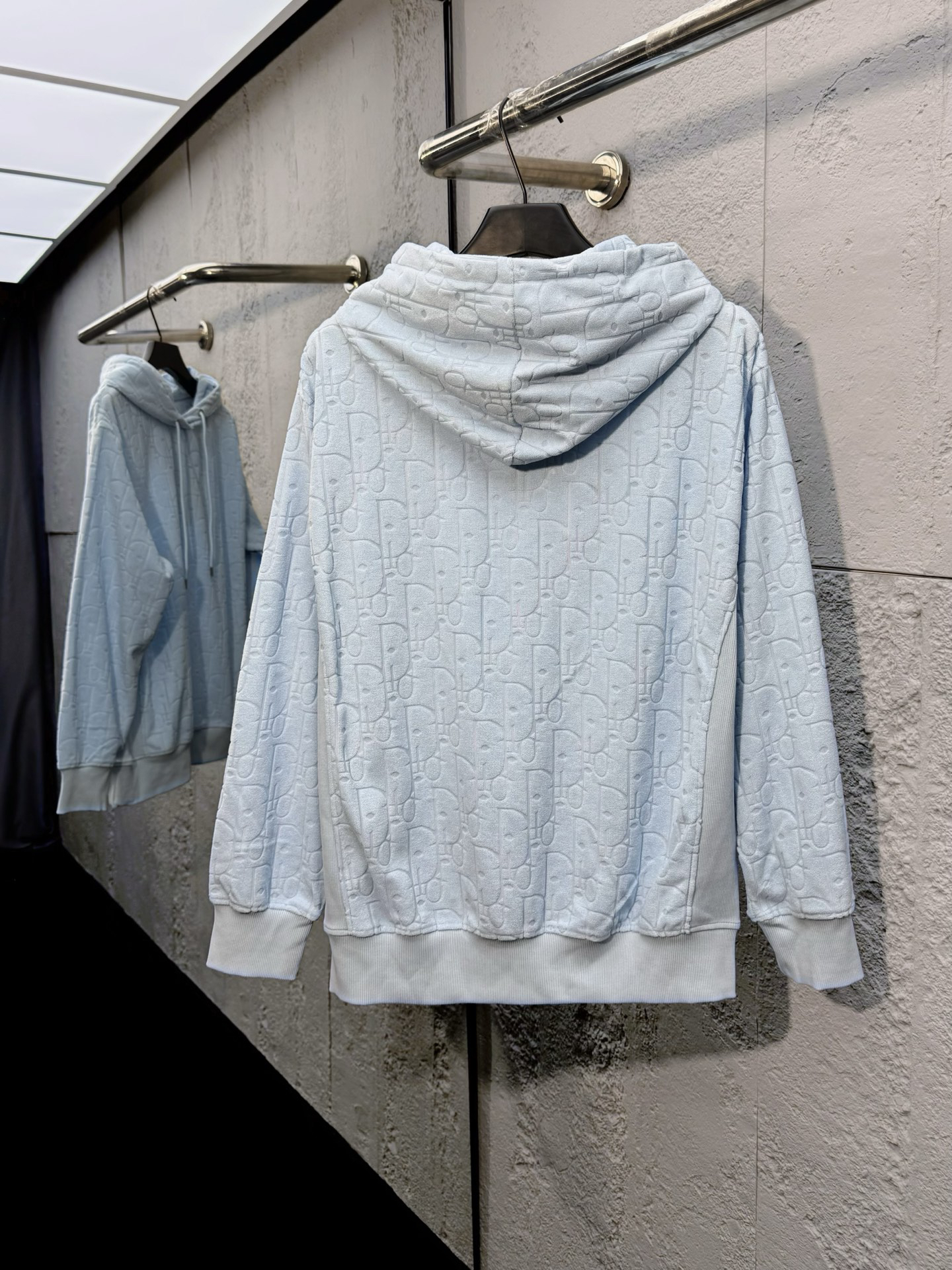 ディオール「Dior」ジャカードニット フーデッド スウェットシャツ