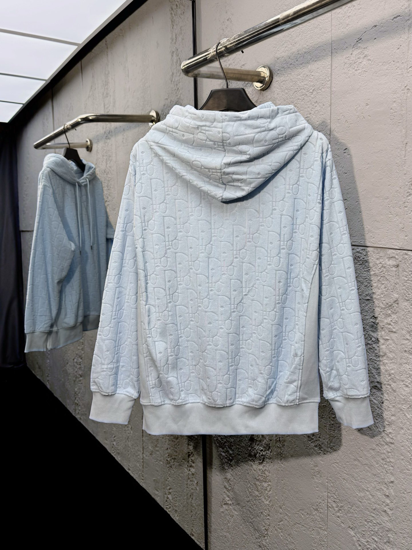 ディオール「Dior」ジャカードニット フーデッド スウェットシャツ
