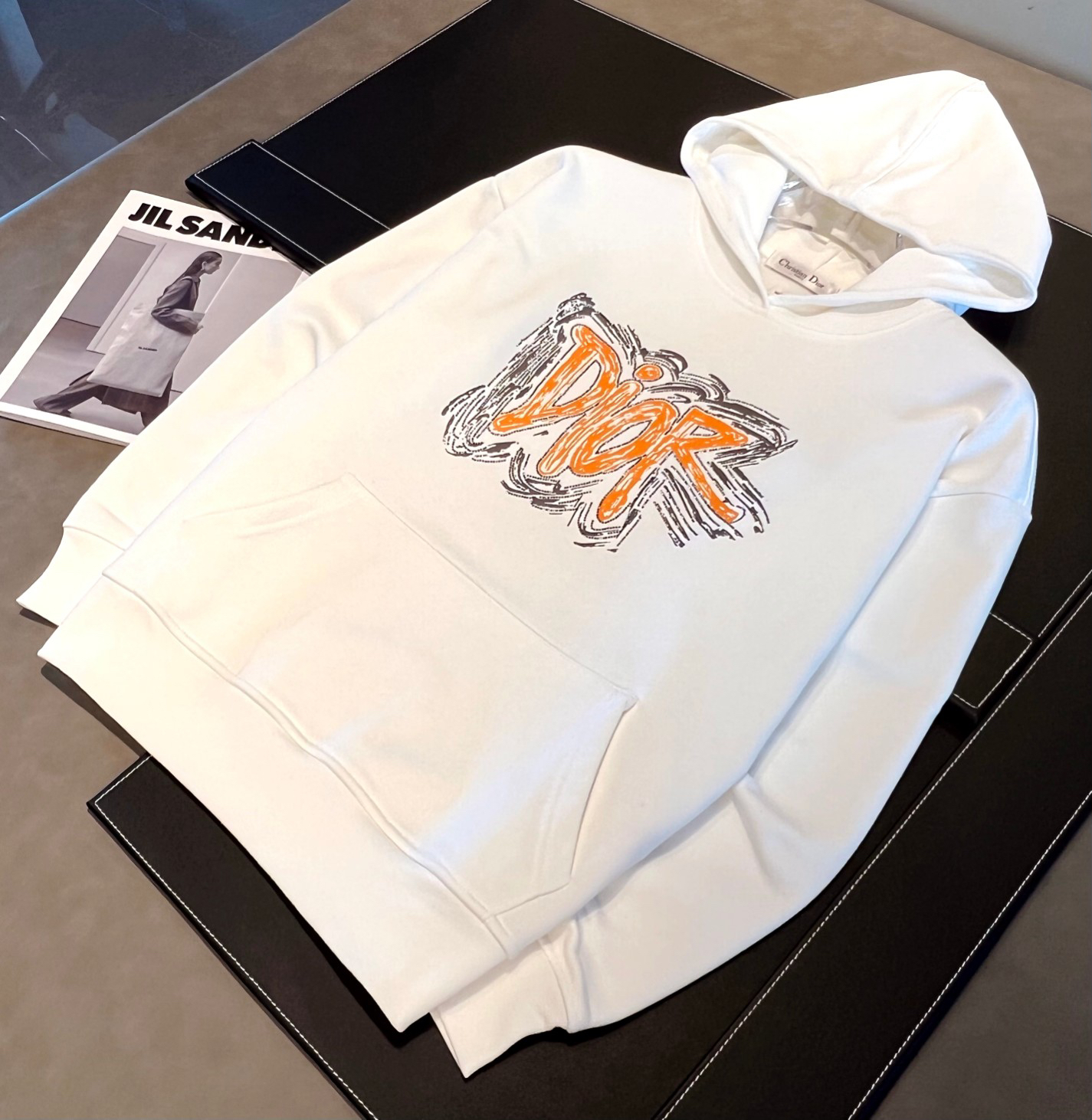 ディオール「Dior」フリース フーデッド スウェットシャツ