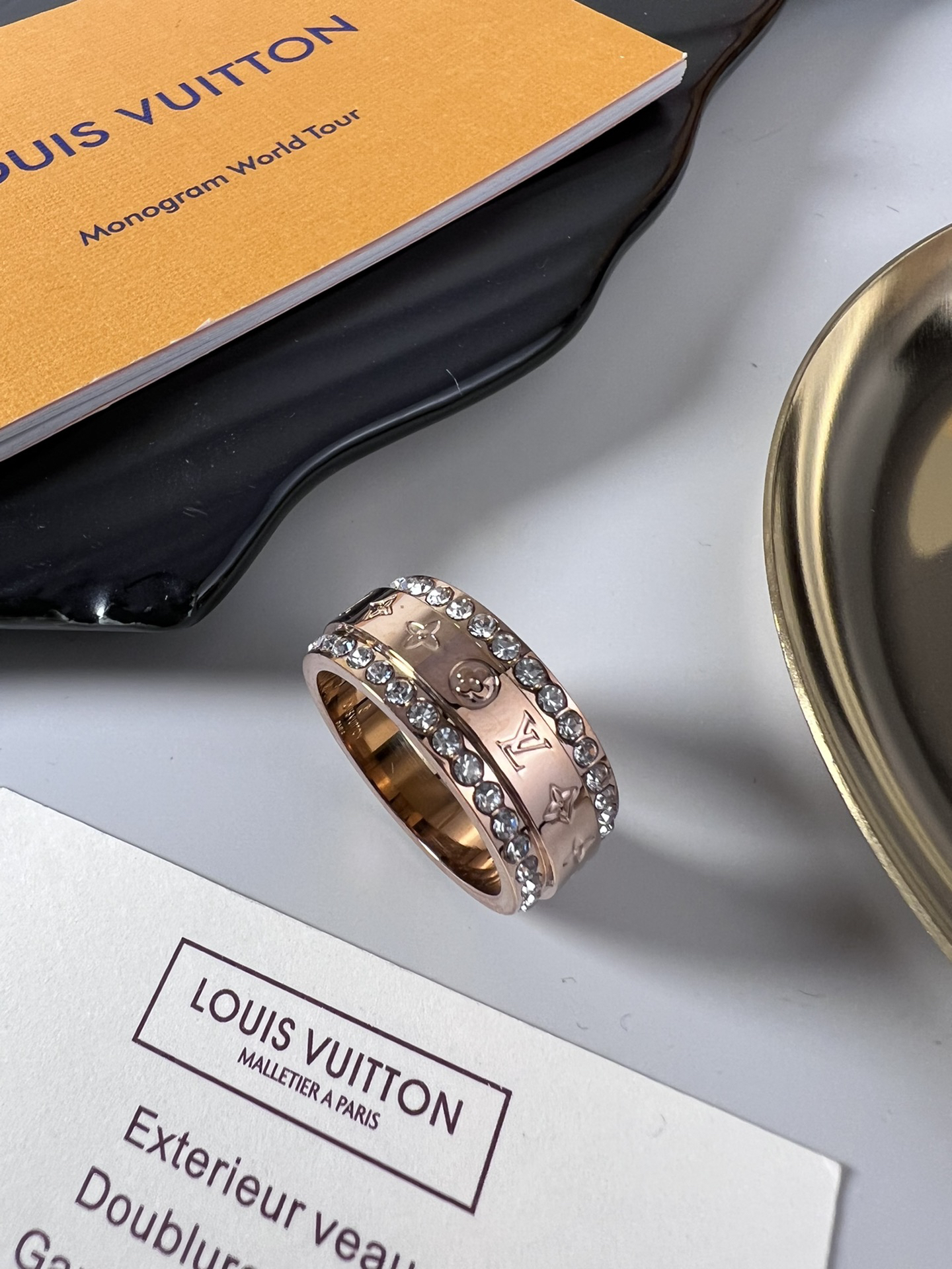 ルイ・ヴィトン「Louis Vuitton」Diamonds Pavé Solitaire リング