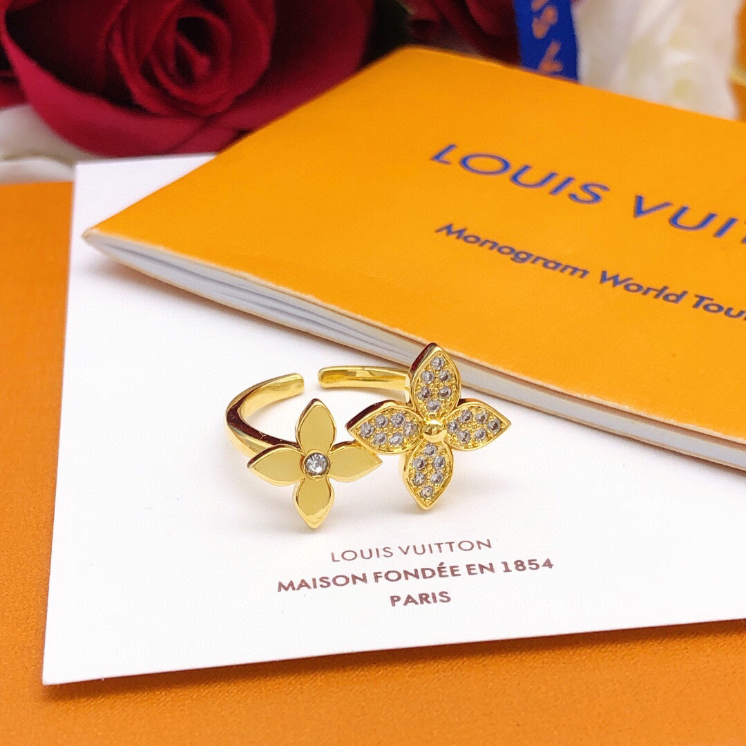 ルイ・ヴィトン「Louis Vuitton」Diamonds Pavé Solitaire リング