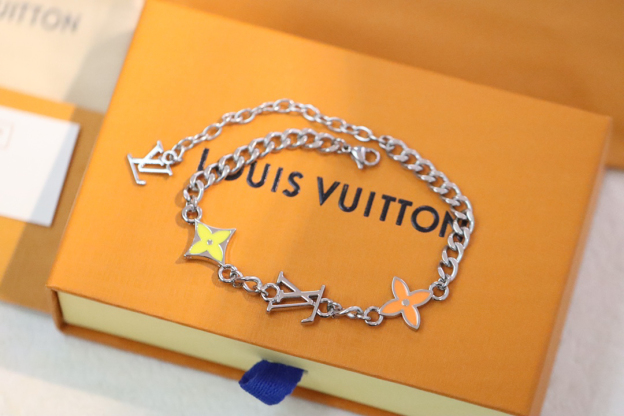 ルイ・ヴィトン「Louis Vuitton」キューバンチェーンブレスレット