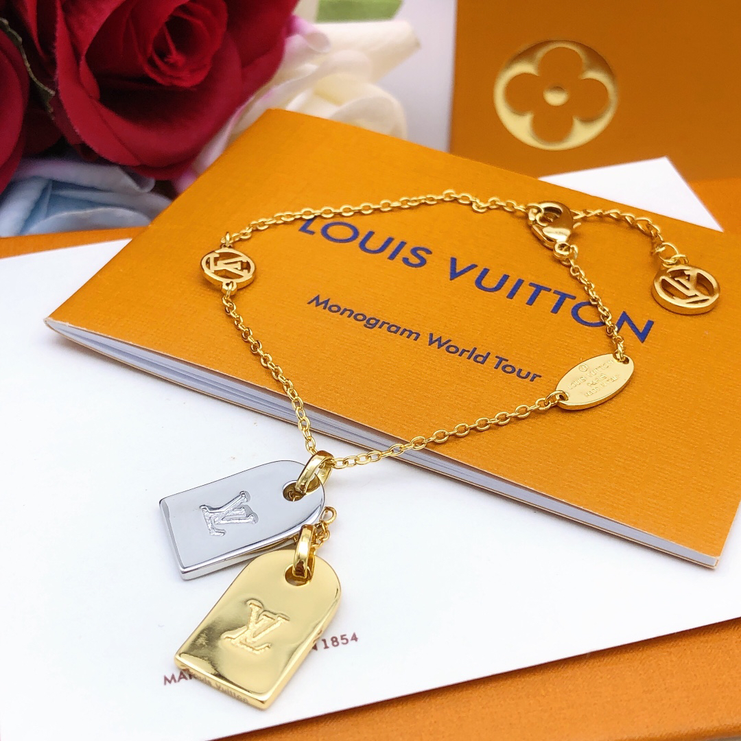 ルイ・ヴィトン「Louis Vuitton」Padlock ブレスレット