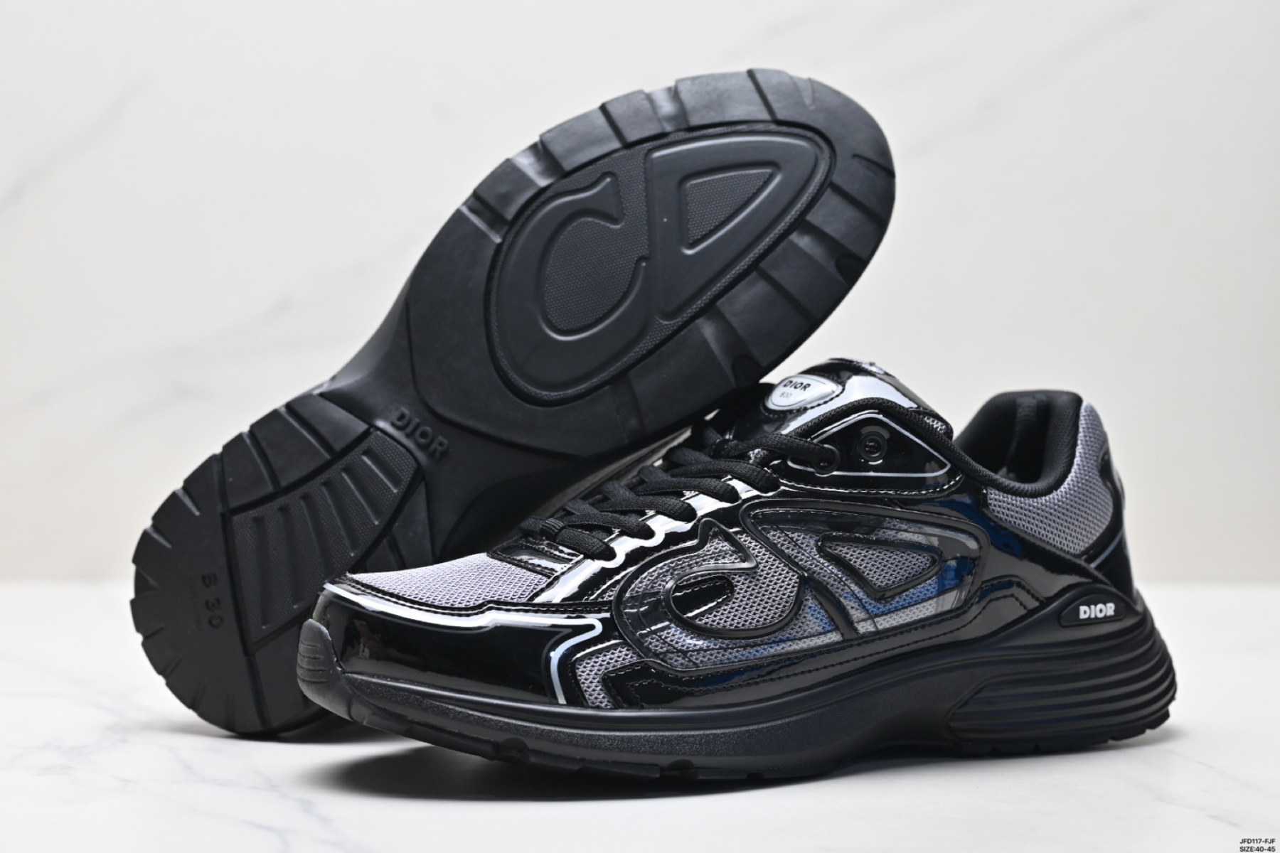 ディオール「Dior」 B30 メッシュ プラットフォーム スニーカー ユニセックス