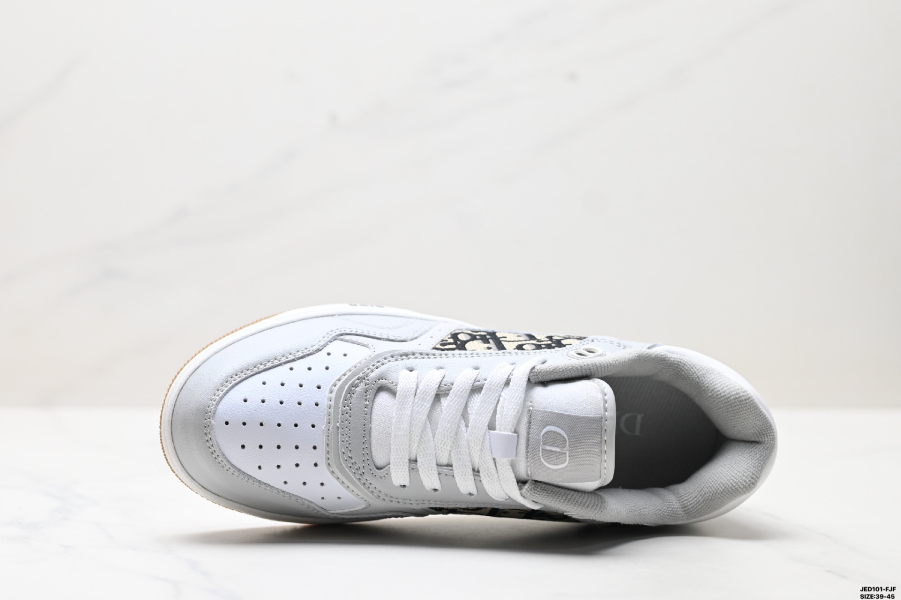 ディオール「Dior」  B27 レザー＆メッシュ カジュアル スニーカー